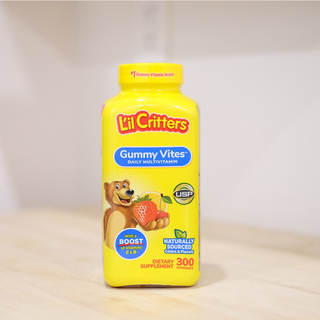Kẹo dẻo gấu L'il Critters Gummy Vites hộp 300 viên