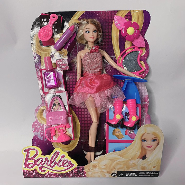 Búp Bê Trang Điểm Barbie B0659 - ĐỒ CHƠI SÁNG TẠO