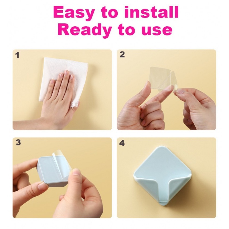 Móc treo dây cắm điện ổ cắm không cần đục lỗ