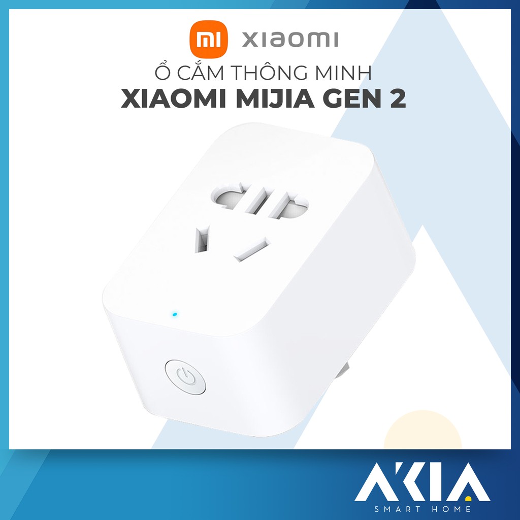 Ổ Cắm Thông Minh Xiaomi Mijia Gen 2 ZNCZ07CM - Ổ cắm Wifi hỗ trợ Blutooth Gateway, Bật tắt trên app, Hẹn giờ bật tắt