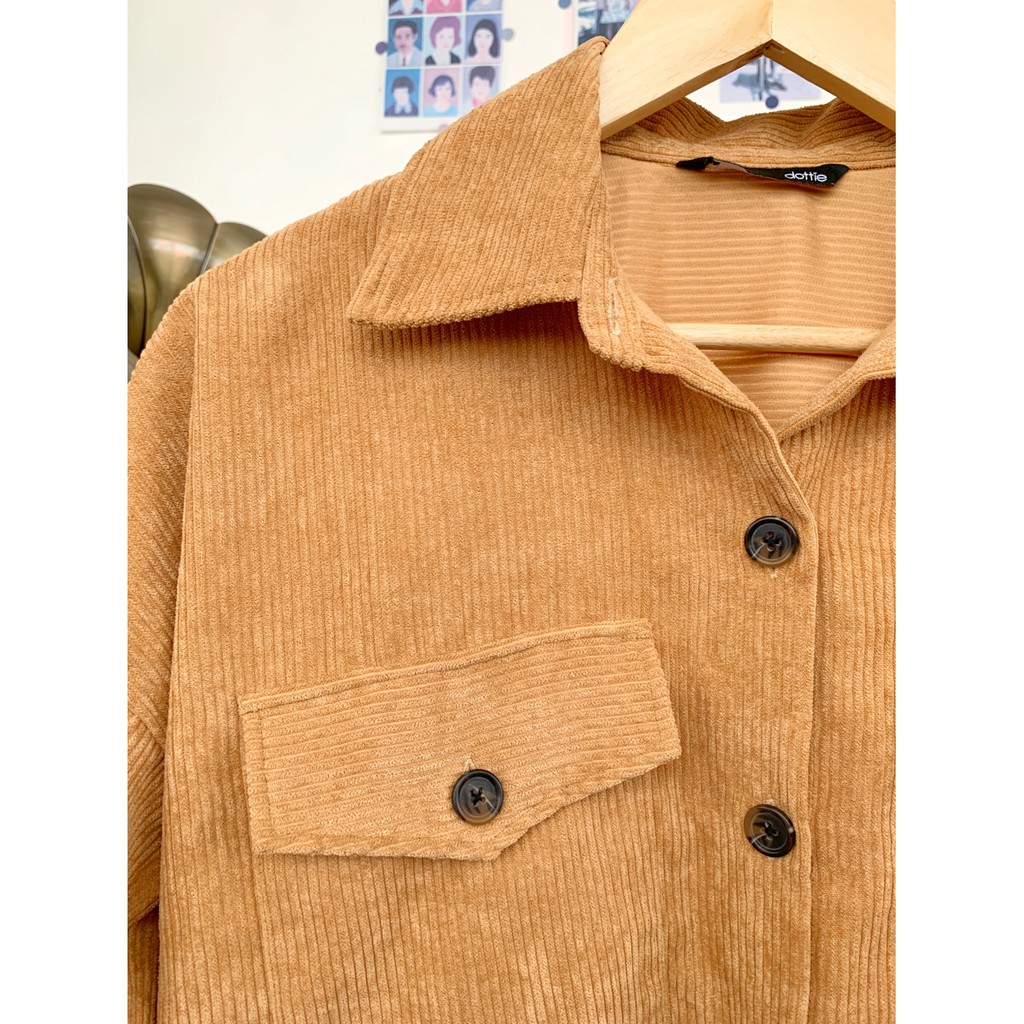 DOTTIE - Áo Khoác Corduroy Dáng Rộng Nữ T0088 | BigBuy360 - bigbuy360.vn