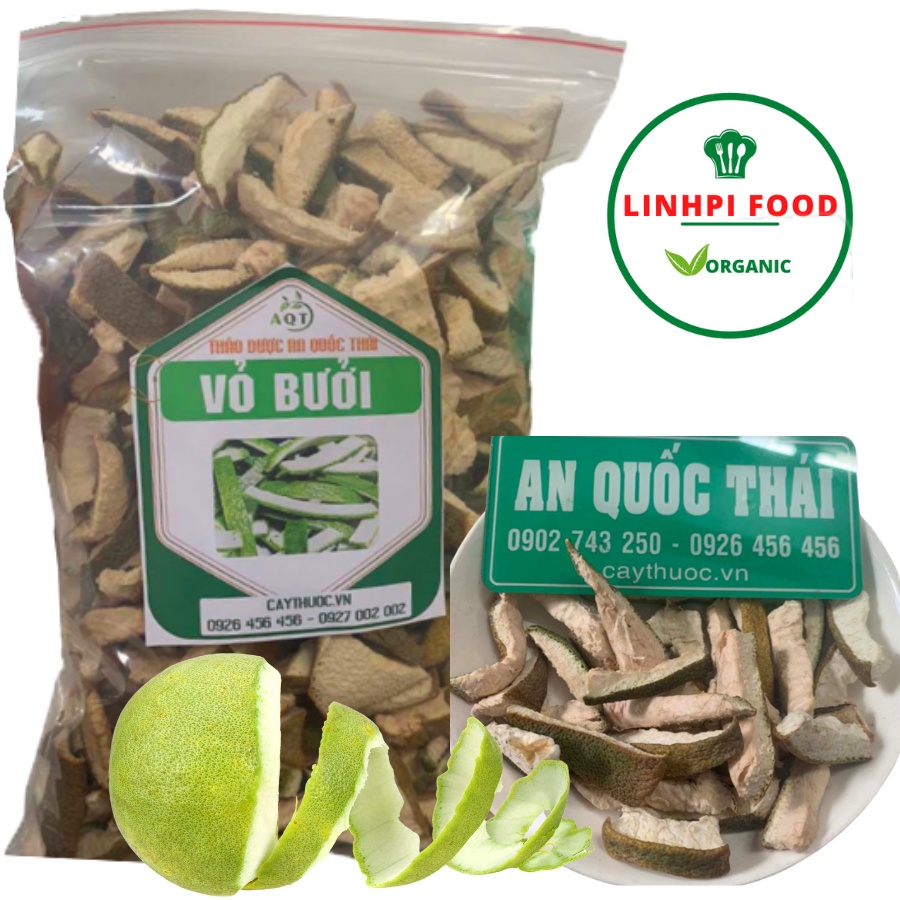 500g Vỏ Bưởi Khô Loại Đẹp , Vỏ Bưởi Da Xanh Gội Đầu Mượt Tóc, Xông Nhà Lọc Không Khí