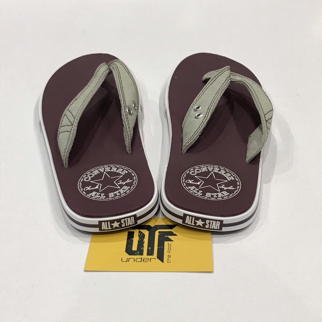 Dép converse tím quai xám xỏ ngón chính hãng