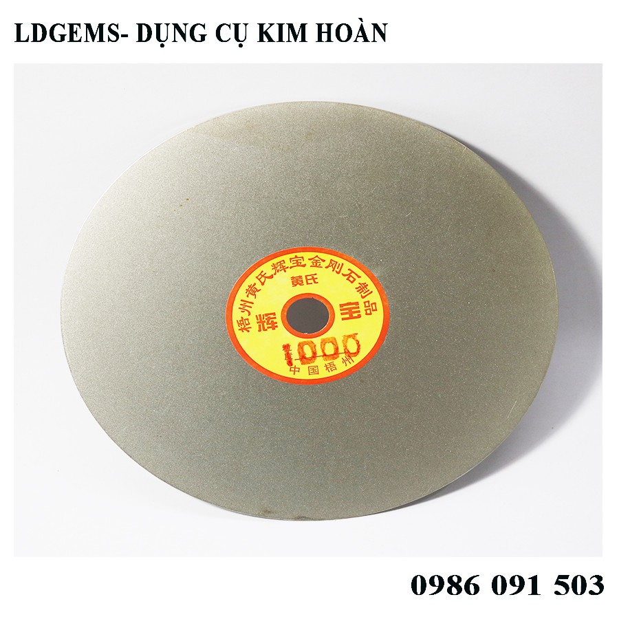 Đĩa mài kim cương 150mm (cốt 20) chuyên dụng mài hợp kim, đá cảnh, ngọc bích, cẩm thạch