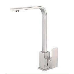 Vòi rửa chén bát nóng lạnh KP 601 tay vuông 100%Chất liệu INOX SUS 304, chống gỉ sét, chống ăn mòn hiệu quả