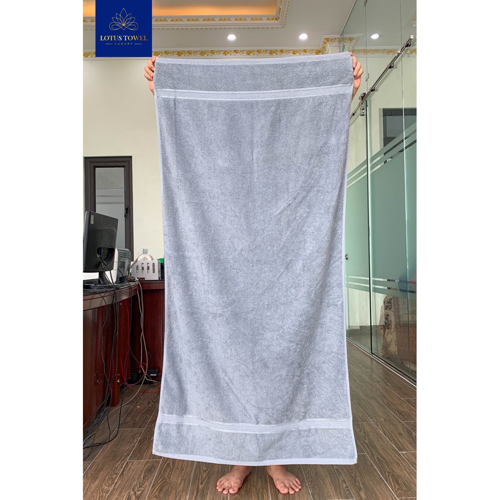 KHĂN TẮM CHÂU ÂU 70x140cm - 8 MÀU, 100% COTTON Siêu To, Dày Dặn (ảnh thật)