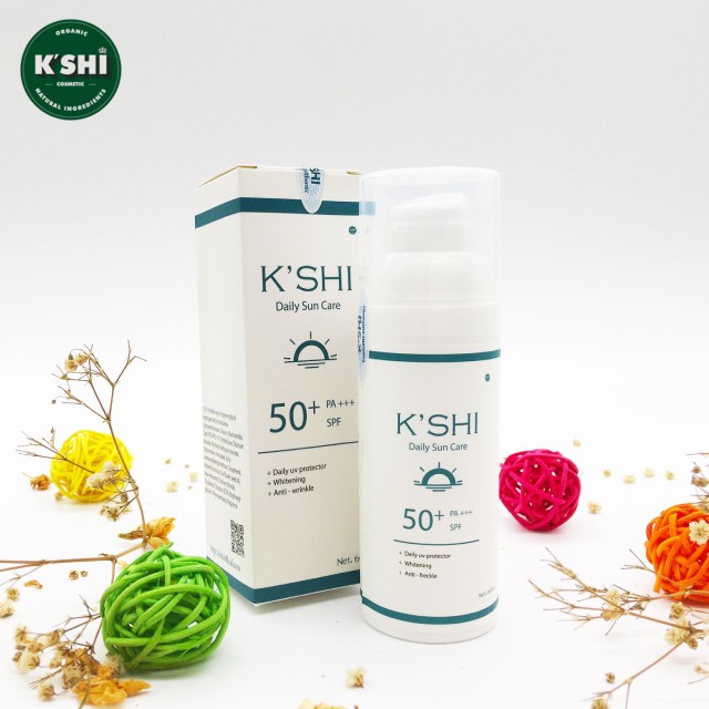 [COMBO] Kem Chống Nắng SPF 50+ Và Xịt Khoáng K'shi, Giúp Da Trắng Hồng, Cấp Ẩm Tức Thì, Bảo Vệ Da Hoàn Hảo Kshi