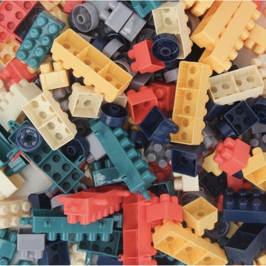 Hộp lego 520 chi tiết và 108 chi tiết đồ chơi xếp hình cho bé