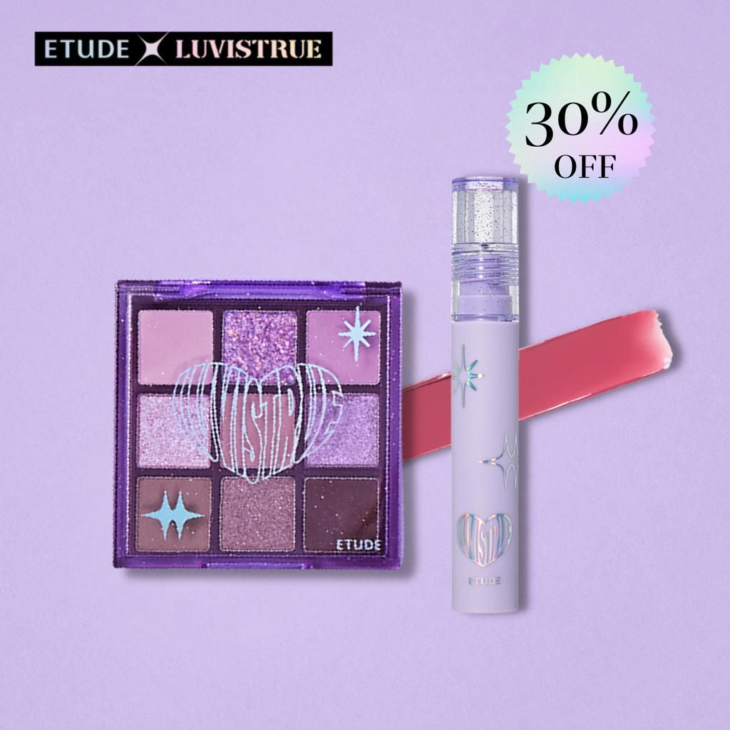 Phấn Mắt Màu Sắc Trang Điểm Xinh Xắn ETUDE #Bộ Son Tint Chỉnh Sửa Love Lilac + [Độ Cao] (LUV)