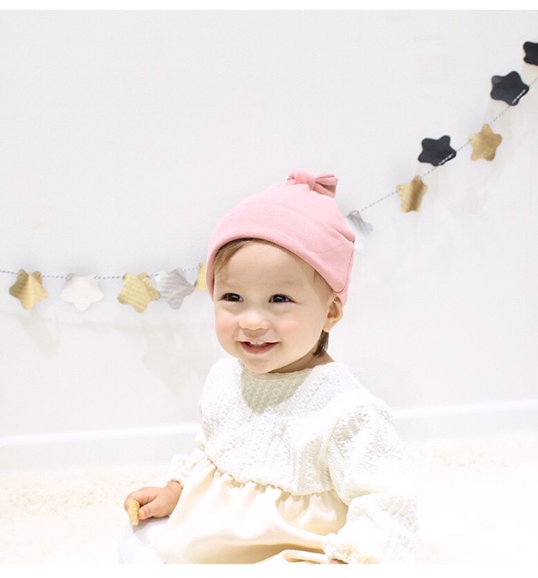 Mũ Chóp Thời Trang Giữ Ấm Cho Bé 0-12m