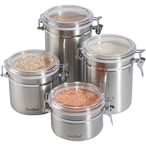 Set 4 hộp đựng đồ khô VONSHEF