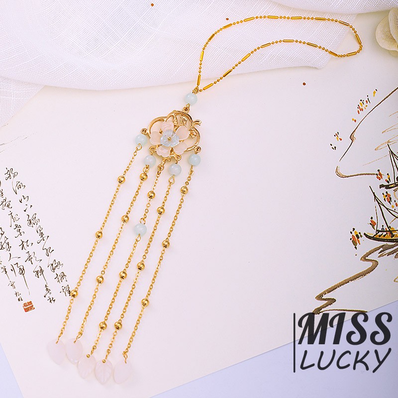 Dây Chuyền Ngọc Trai Dáng Dài Thời Trang Thanh Tú Cho Nữ