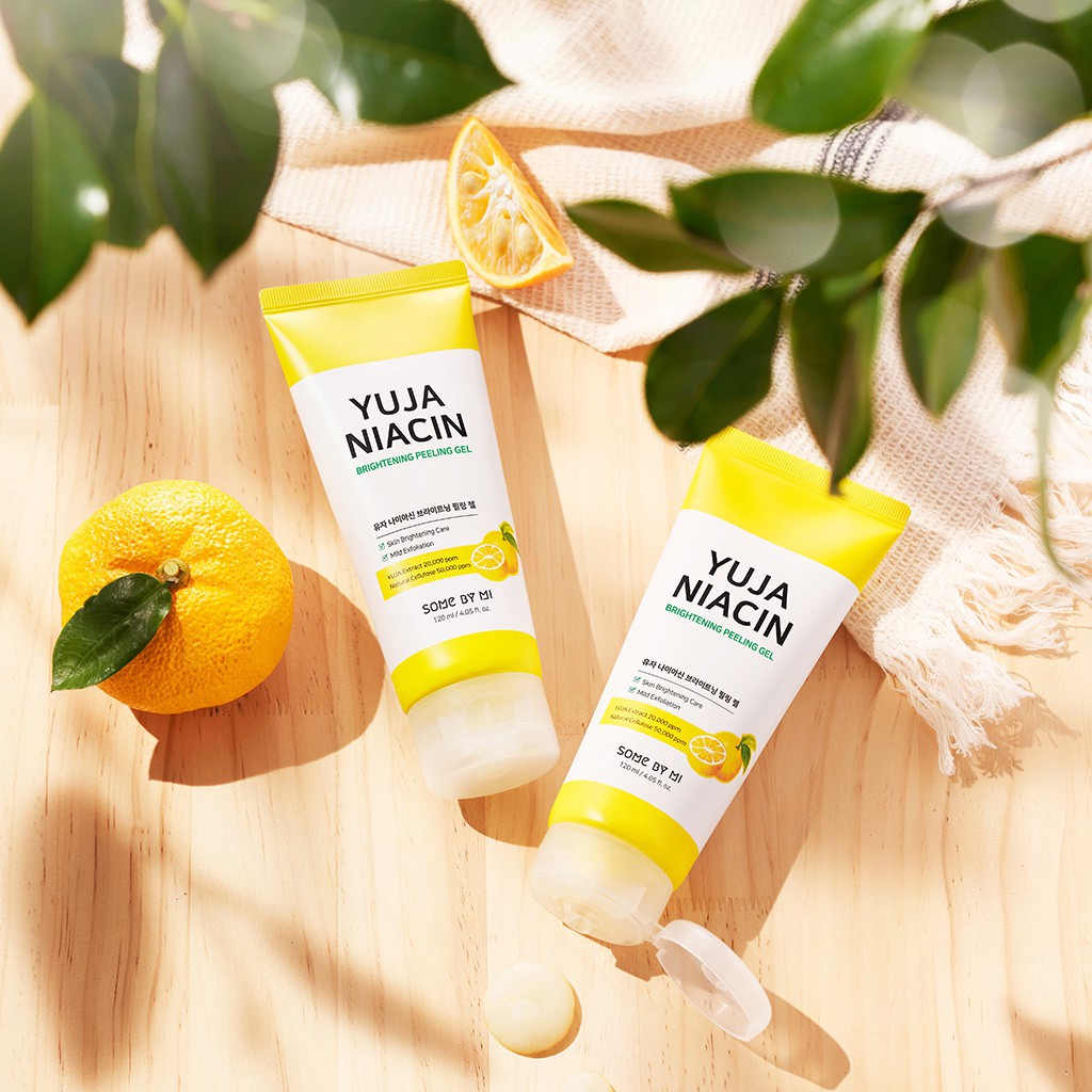 Gel Tẩy Da Chết Dịu Nhẹ Làm Sáng Da SOME BY MI Yuja Niacin Brightening Peeling Gel 120ml _ Some By Mi Chính Hãng