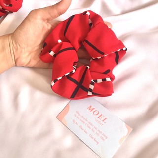 cột tóc vải scrunchie handmade