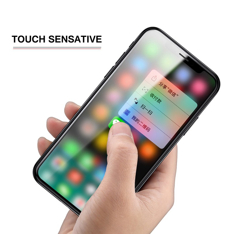 Kính cường lực bảo vệ màn hình 2.5D 9H cho iPhone 6 6S 6Splus 7 8 7Plus 8plus kèm miếng dán dính bụi và khăn lau
