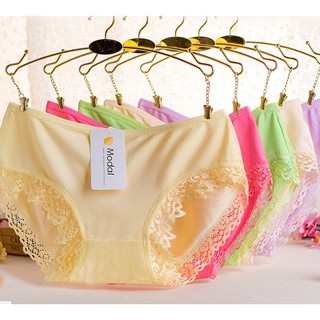 Sỉ combo 10 quần lót nữ cotton ren viền, quần sịp nữ, quần chip nữ