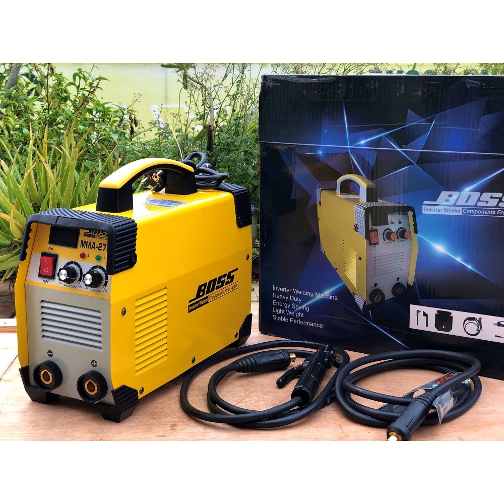 MÁY HÀN QUE BOSS 275 MMA  CHUYÊN  4.0 CHÍNH HÃNG 6 TỤ 12 MOSFET