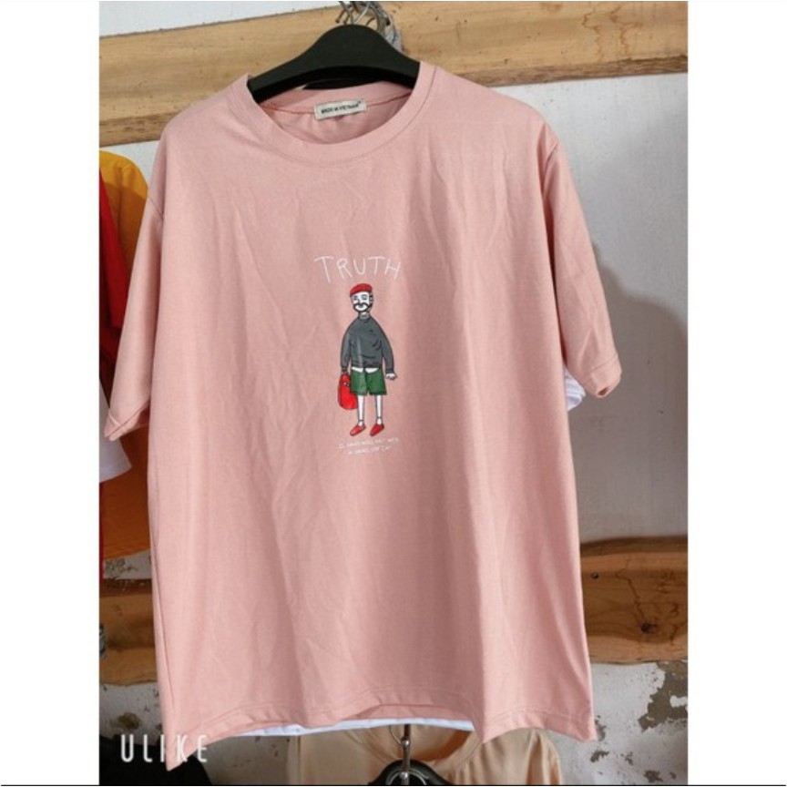Áo phông unisex form rộng thun tay lỡ oversize nam nữ đẹp ulzzang TRUTH ANHStore A05 | BigBuy360 - bigbuy360.vn