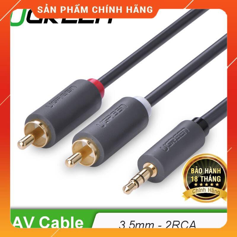 Dây chuyển đổi 3.5mm ra 2RCA (HOA SEN) UGREEN AV102 dailyphukien