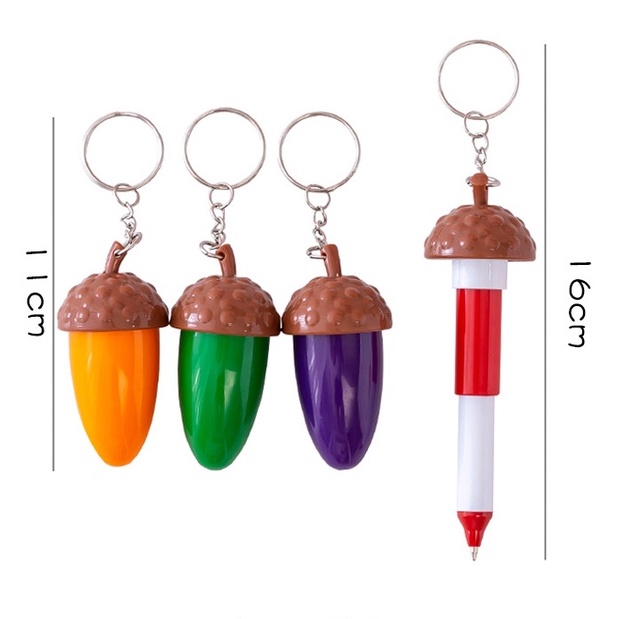 Bút bi hình quả thông kèm móc treo SR025