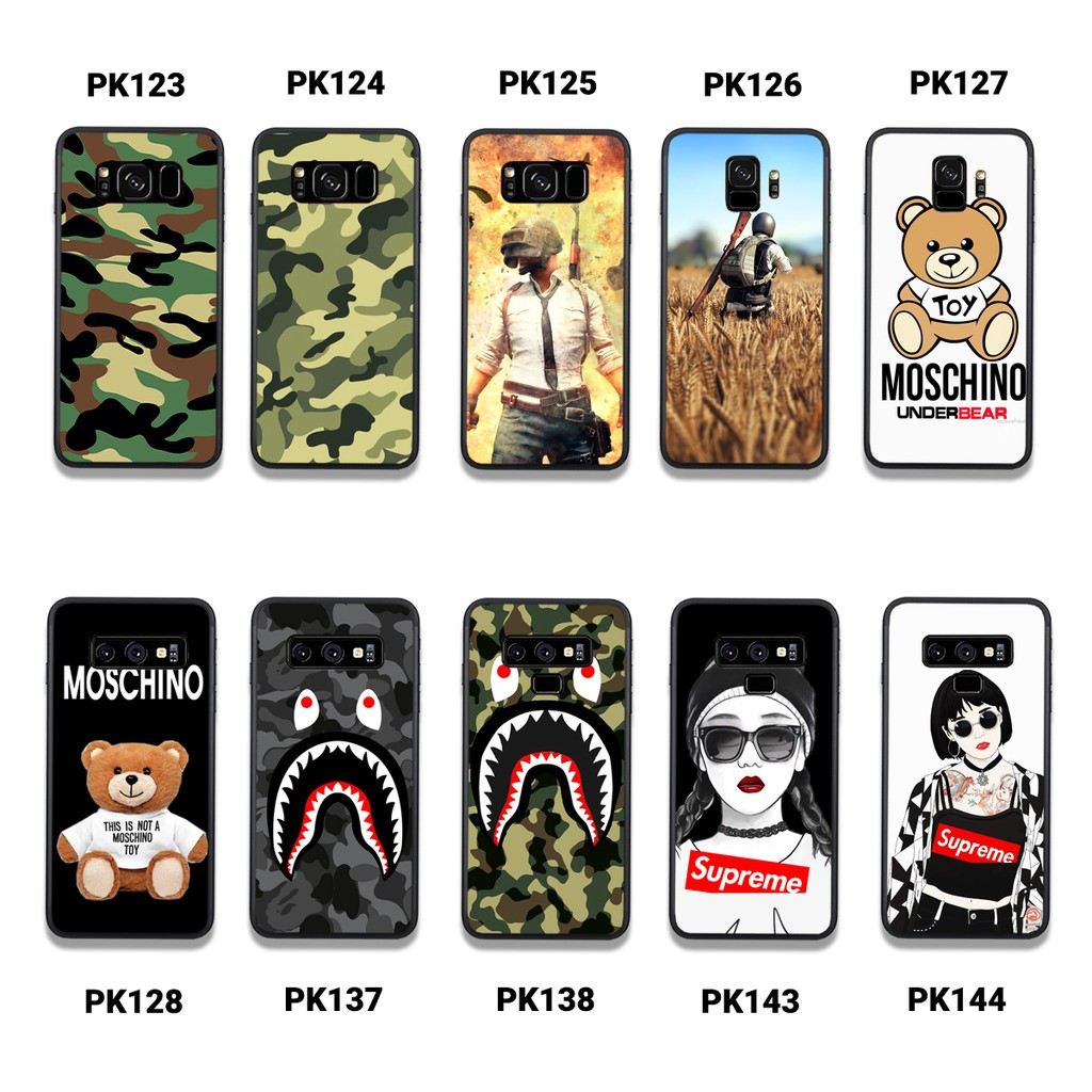 [Freeship từ 50k] ỐP LƯNG SAMSUNG NOTE 8 - NOTE 9 IN HÌNH PUBG - MOSCHINO CHẤTLƯỢNG-SIÊUBỀN-SIÊUĐẸP