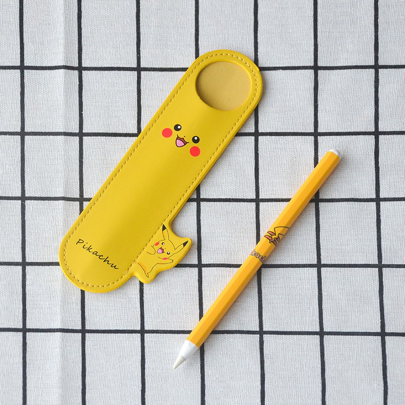 Vỏ Bảo Vệ Bút Cảm Ứng Apple Pencil 1 / 2 Hình Pikachu Đáng Yêu Ốp
