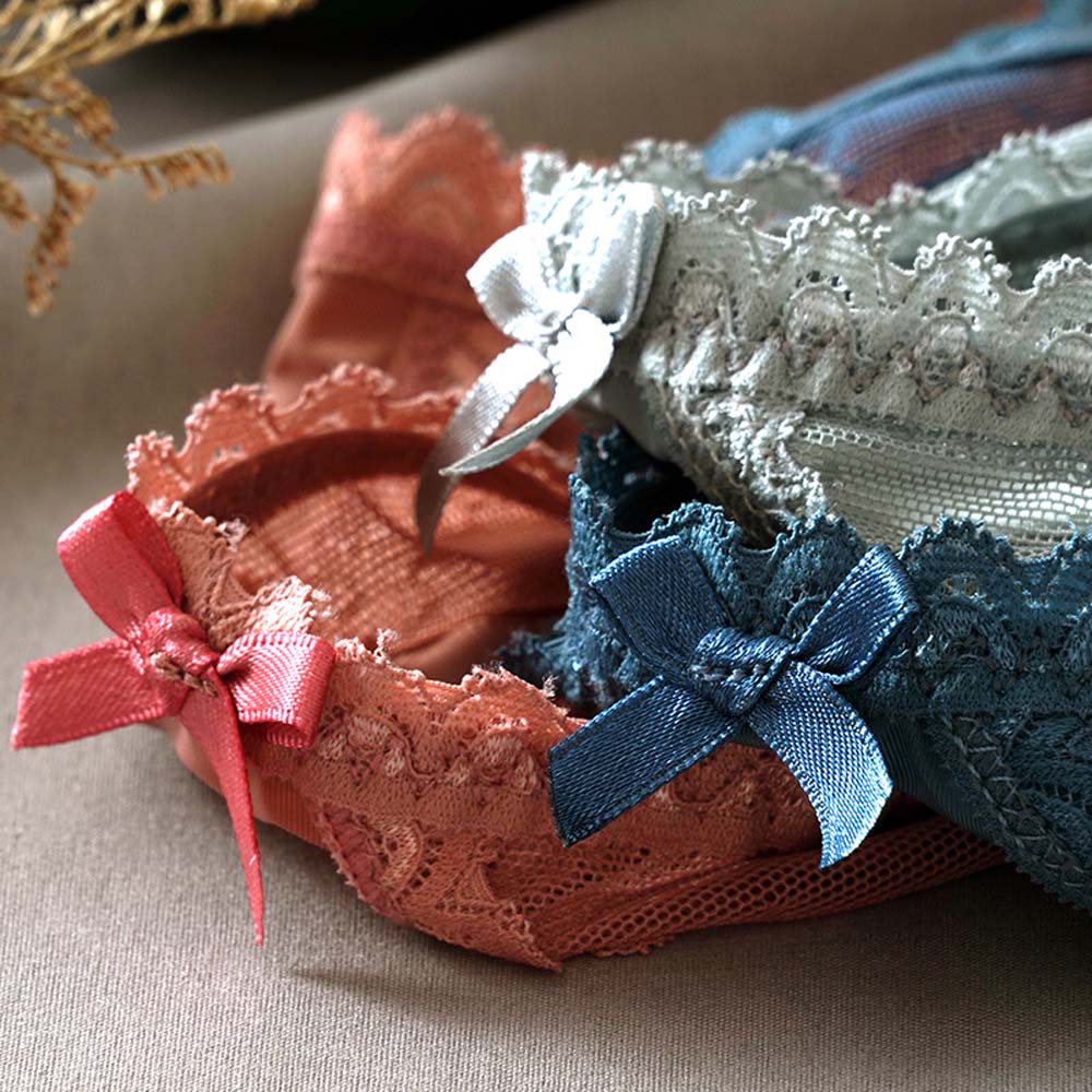 Quần Lót Cotton Phối Ren Không Đường May Quyến Rũ Dành Cho Nữ