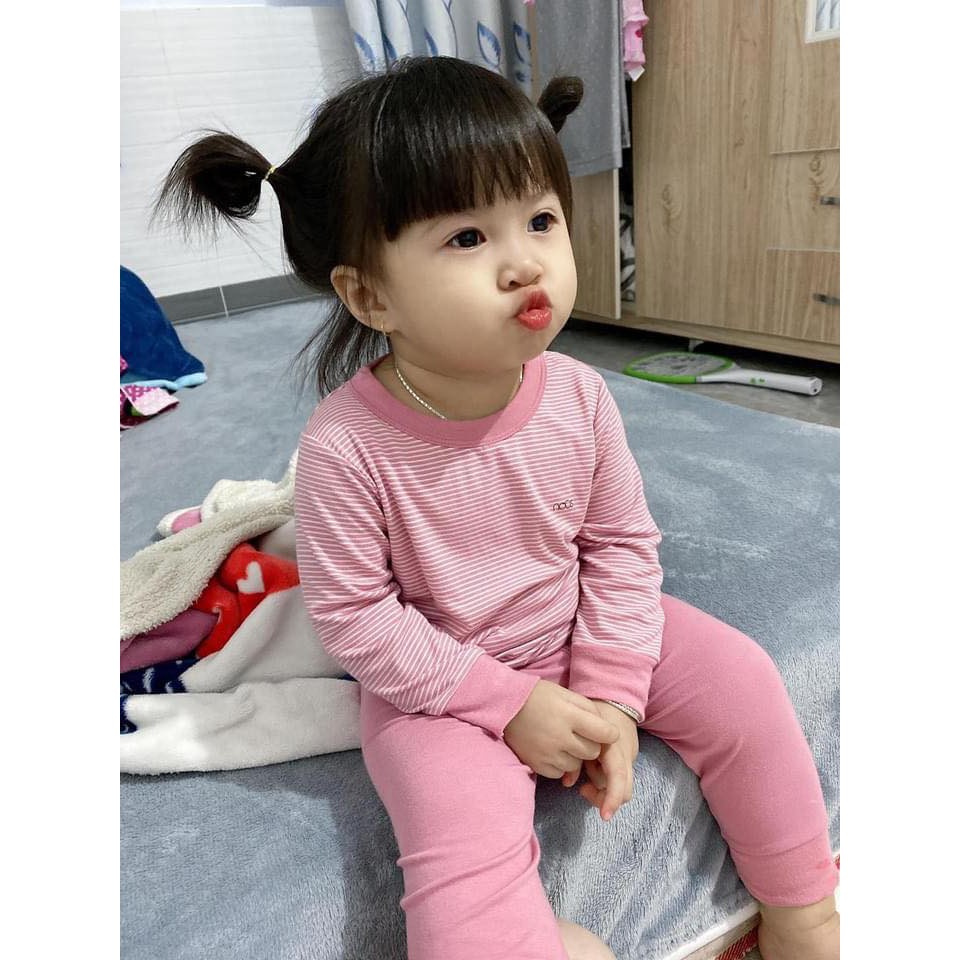 Bộ quần áo dài tay Nous - Bộ cài vai dài tay Nous