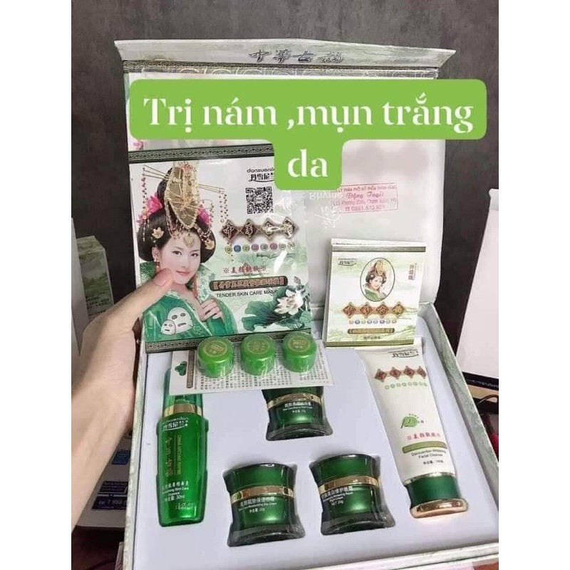 Bộ hoàng cung xanh 5 sản phẩm