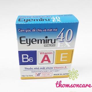 Eyemiru - nhỏ dưỡng mắt từ nhật bản