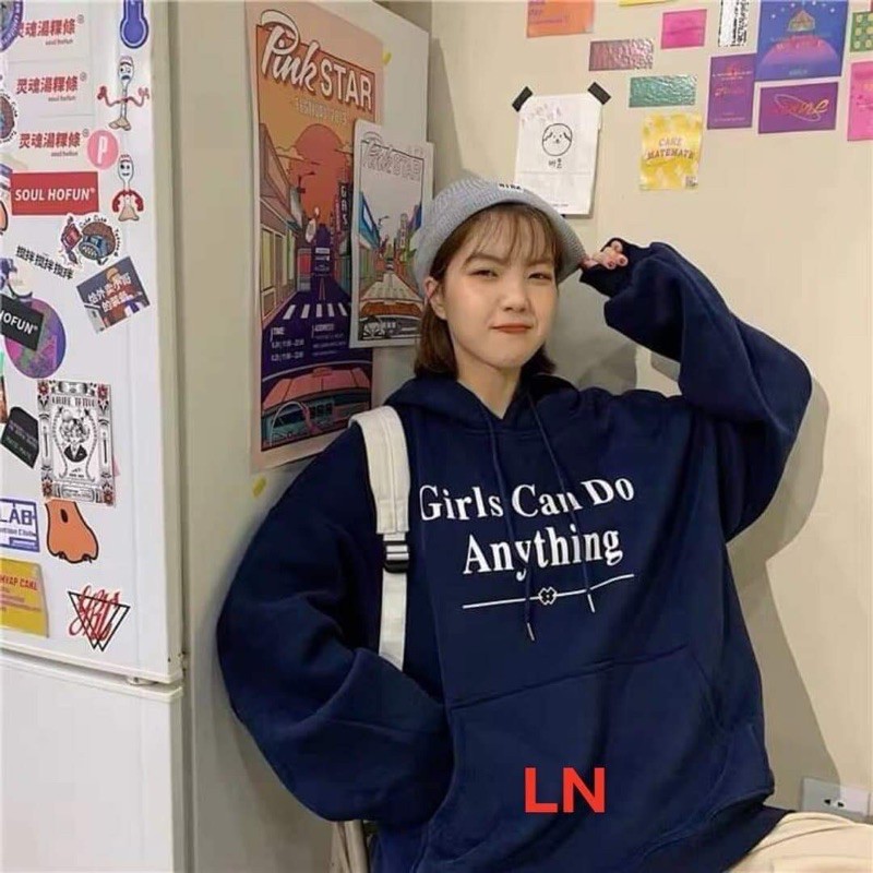 áo hôdie nỉ bông in chữ mặc đôi mặc nhóm đẹp, áo hoodie in chữ