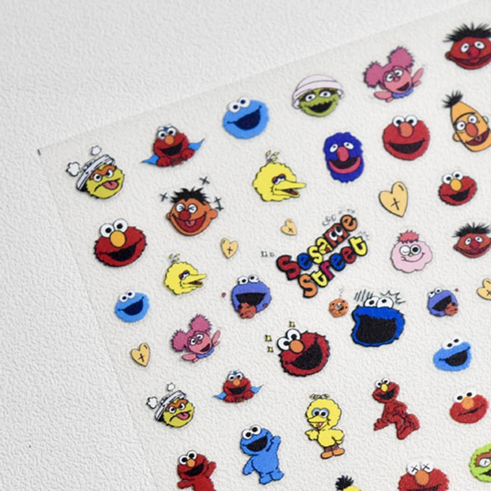 Miếng Dán Trang Trí Móng Tay Hình Hoa Hướng Dương / Chim / Gấu / Trái Tim 3d Diy Mới