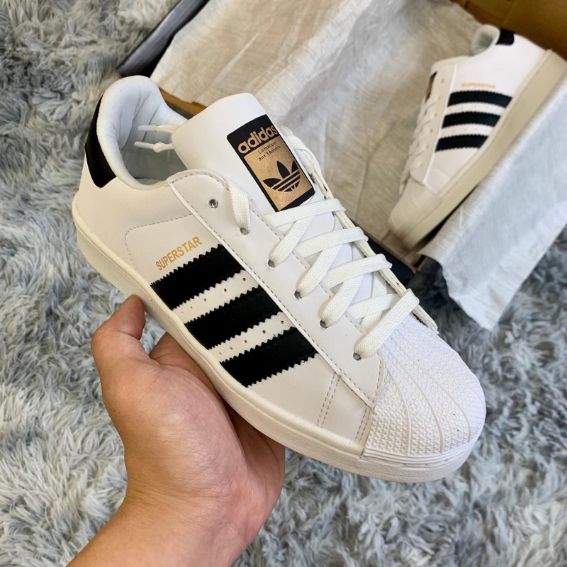 Giày Sneaker Nam Nữ Trắng 𝑨𝒅𝒊𝒅𝒂𝒔 𝑴𝒖̃𝒊 𝑺𝒐̀, Giày Thể Thao Das 𝑺𝒐̀ Đủ Size Nam Nữ✅phun box bill✅hàng chuẩn