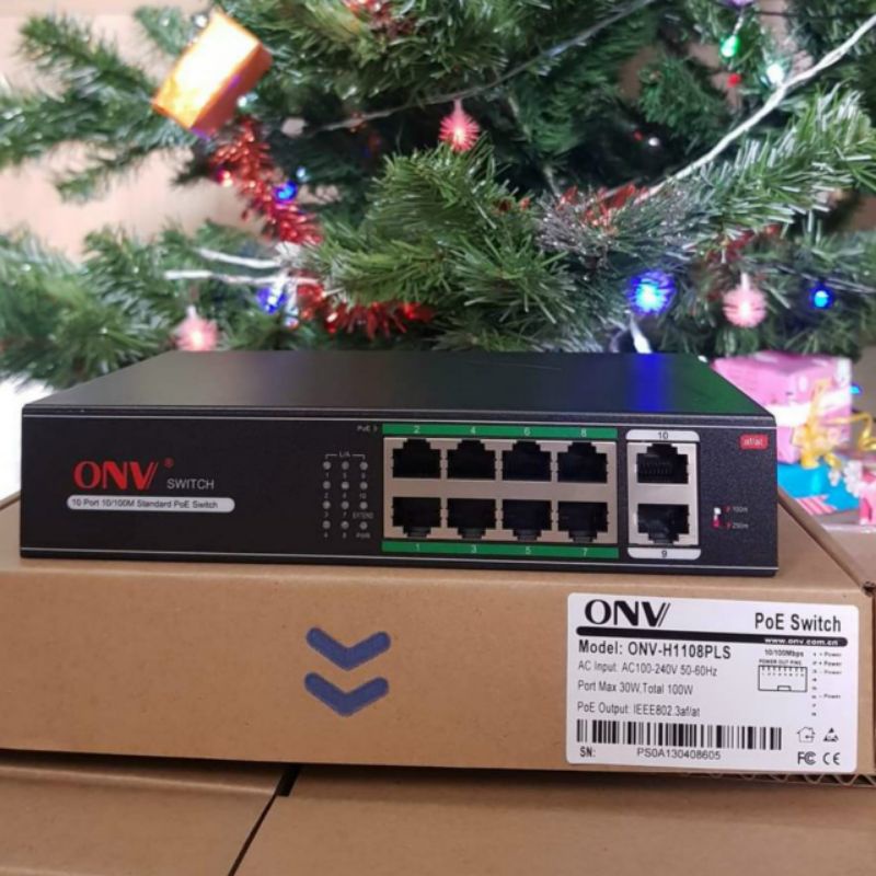 Bộ chia mạng; Switch POE ONV 4 port +2 UpLink , 8 port +2 UpLink