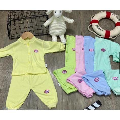 Bộ nỉ cotton Baby cho bé vải mềm mại cho be