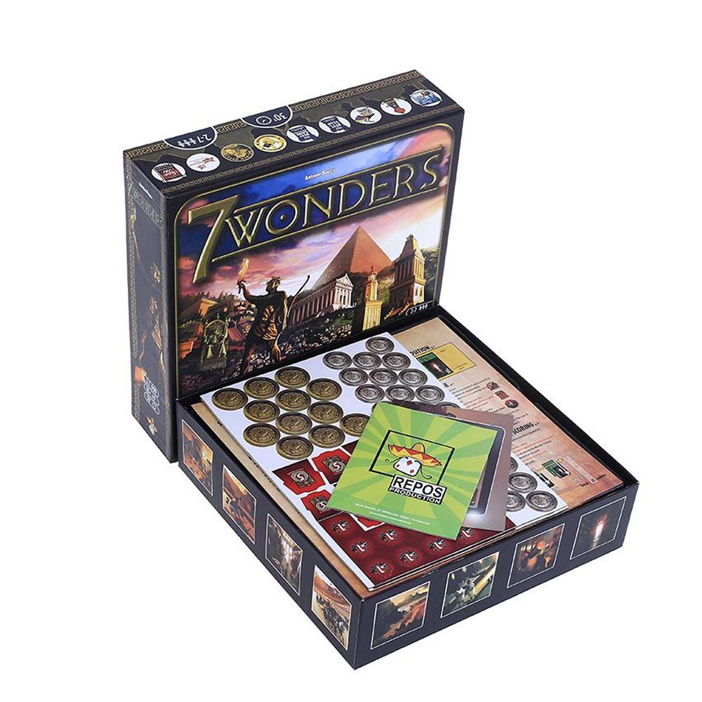 Bộ Bài Trò Chơi Board Game Vui Nhộn 7 Wonders Chất Lượng Cao BG25-1