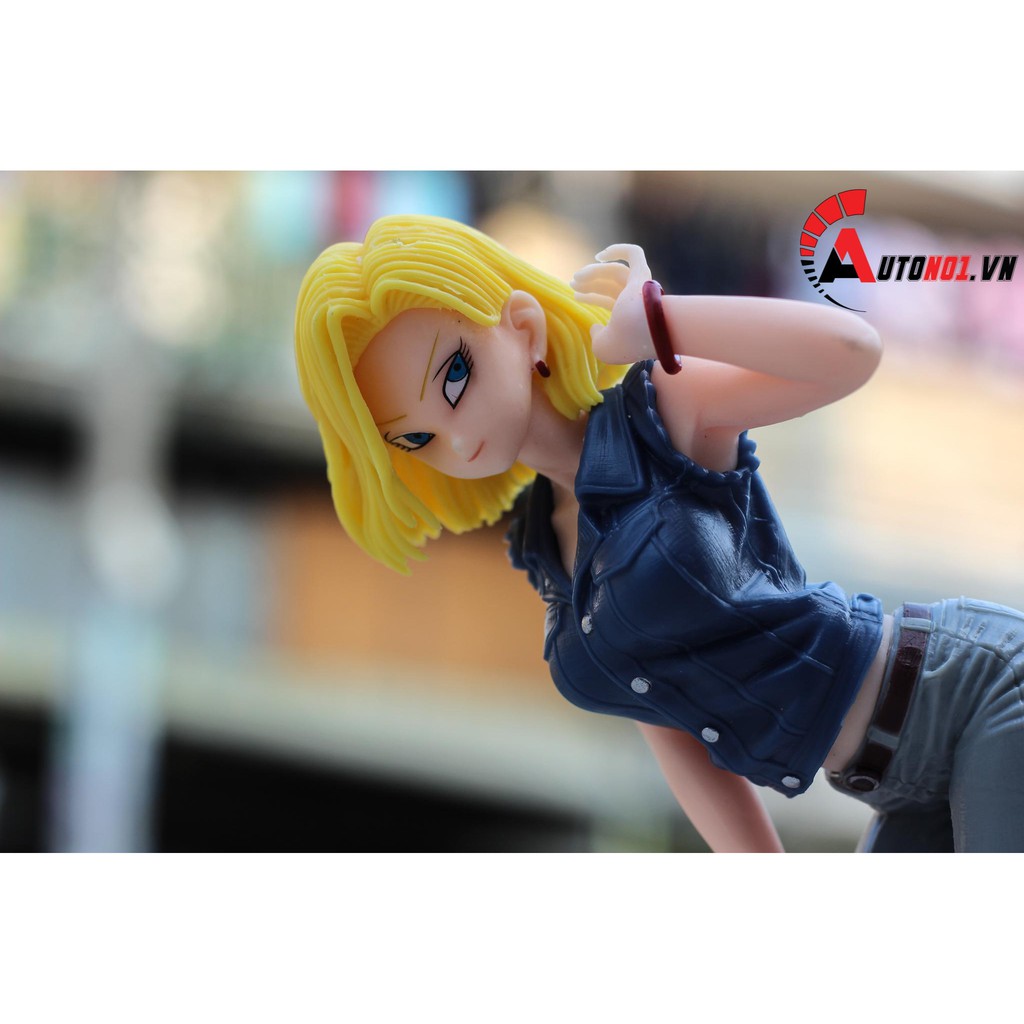 MÔ HÌNH NHÂN VẬT DRANGON BALL POC ANDROID  18 23CM