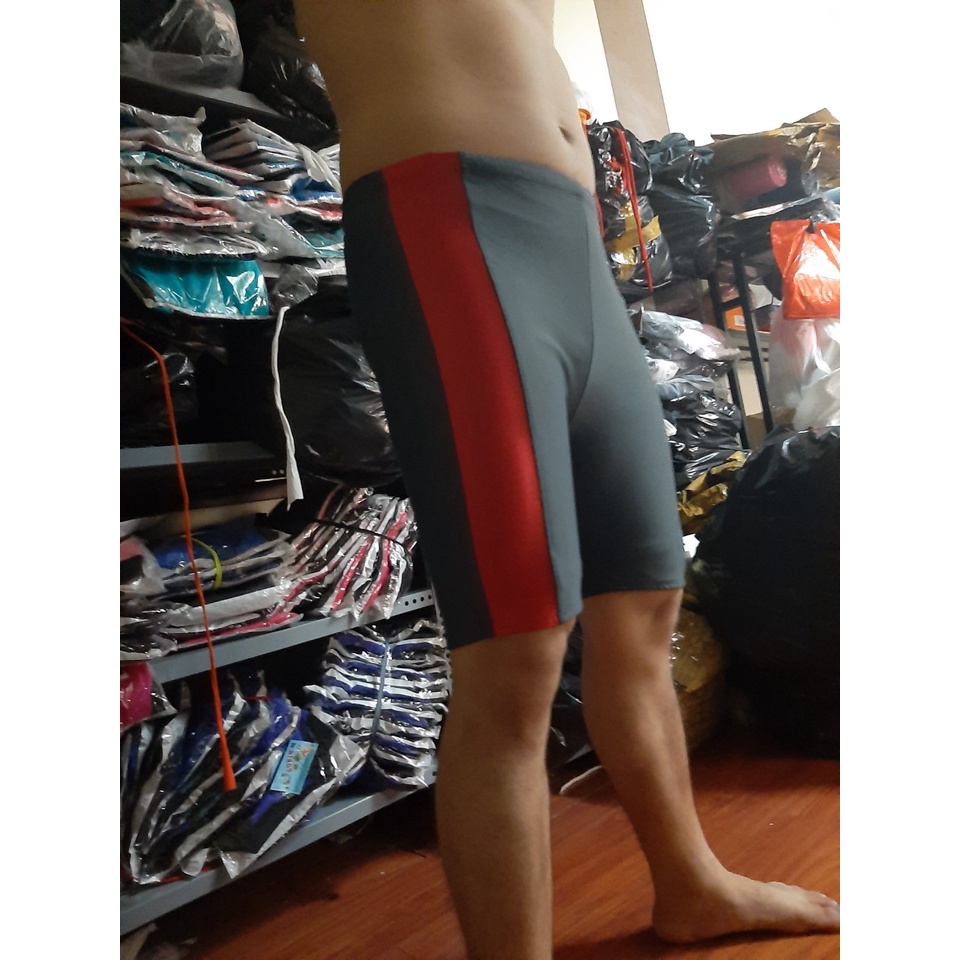 [Size L]Quần bơi nam lửng chất liệu thun mềm mại co giãn tốt thoải mái vận động thể thao đẹp mắt nam tính QN006 | BigBuy360 - bigbuy360.vn