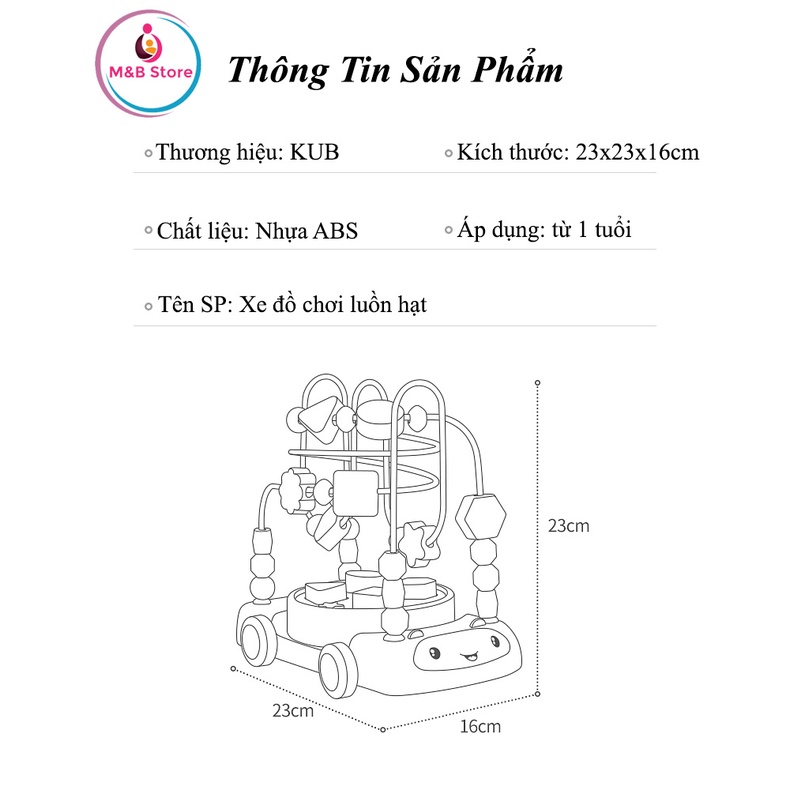Đồ Chơi Luồn Hạt Giáo Dục - Kub