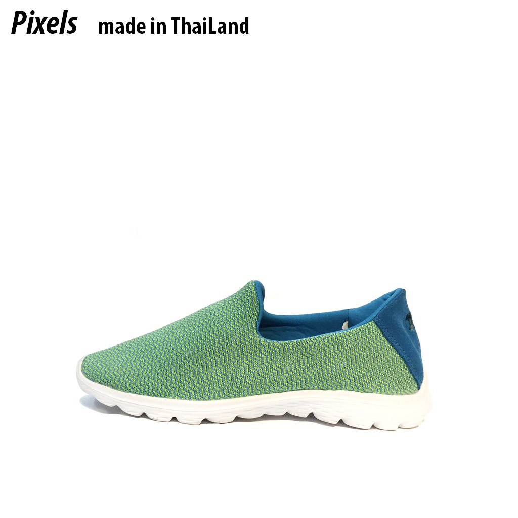 Giày lười thể thao nữ Thái Lan cao cấp siêu nhẹ siêu êm chân PIXELS3721A phiên bản Mint Green