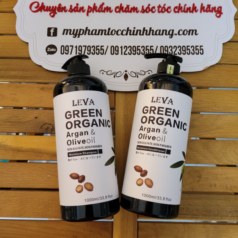 Dầu Gội Xả Dưỡng ẩm phục hồi Green Organic ( hương nước hoa) 800ml - 1000ml