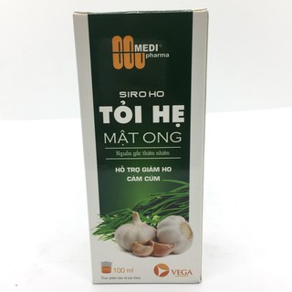 Siro ho tỏi hẹ mật ong