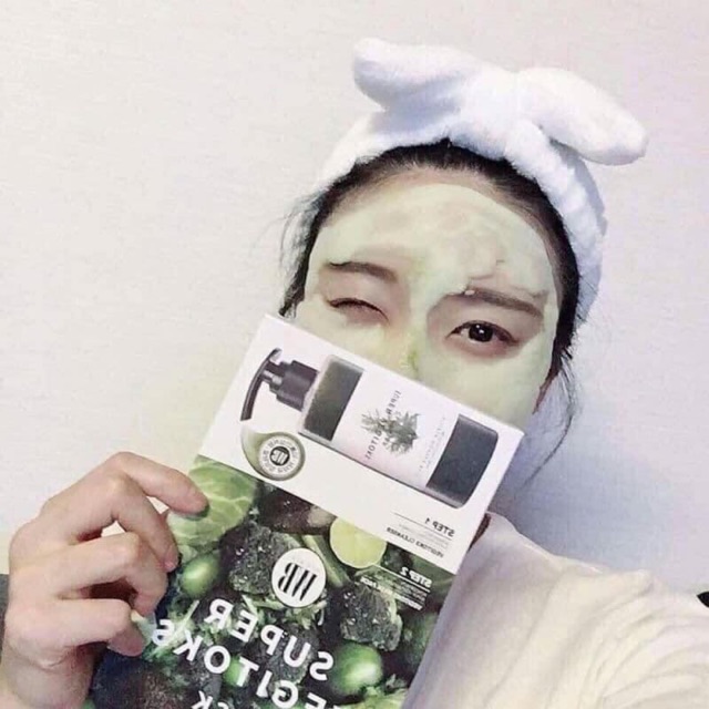 (Hộp 6 miếng) Set mặt nạ thải độc rau củ Super Vegitoks Mask Hàn Quốc