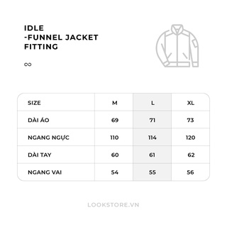 Áo phao có mũ LOOK IDLE FUNNEL JACKET