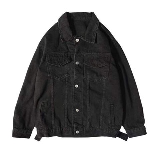 Áo khoác #Jeans đen