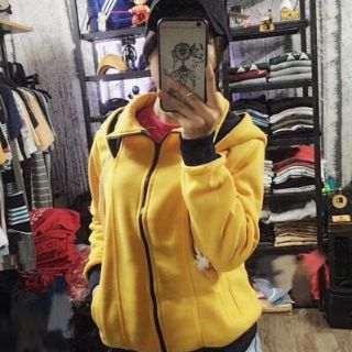 Áo khoác nỉ nón rộng