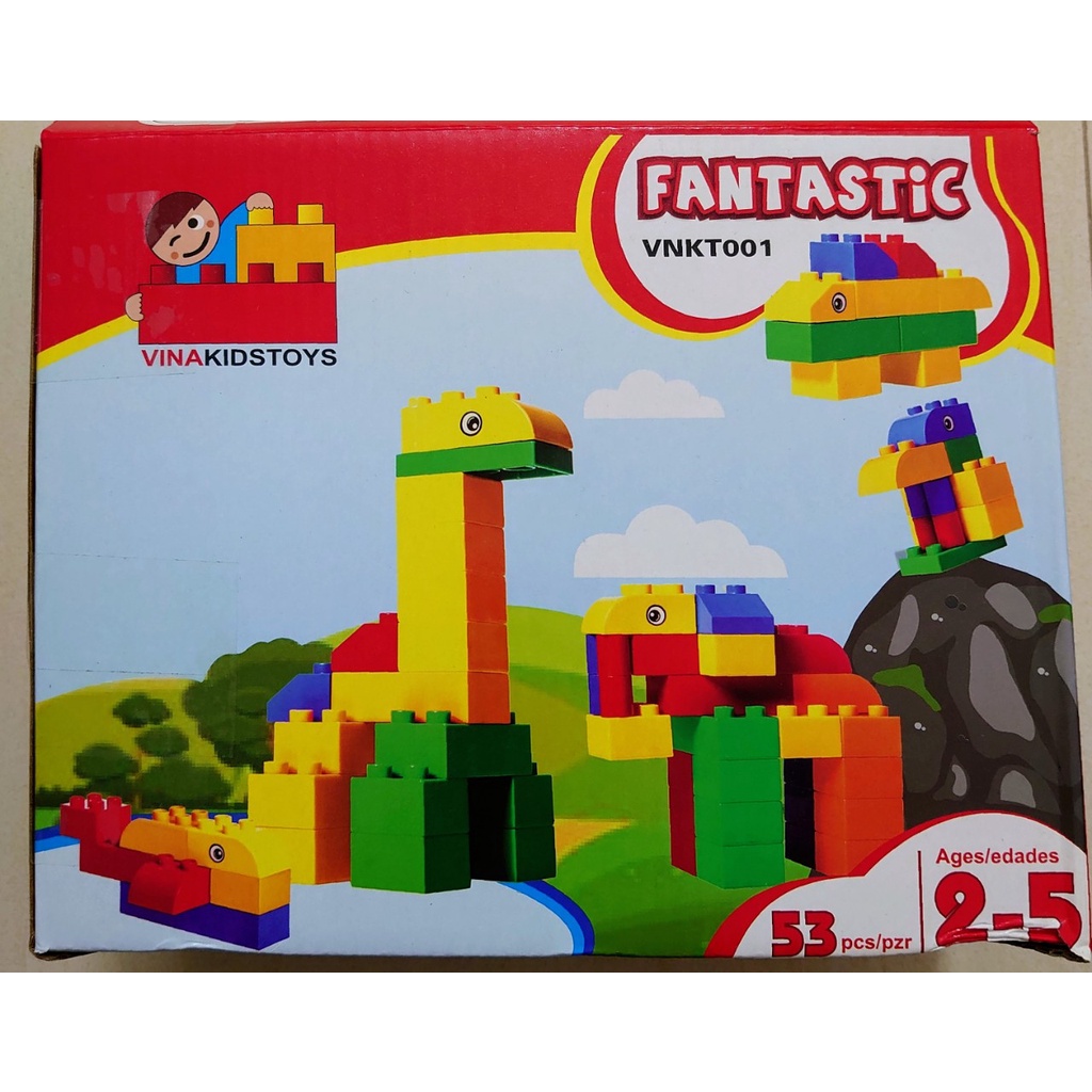 Bộ lắp ráp thông minh Fantastic 53 chi tiết (Ảnh thật)