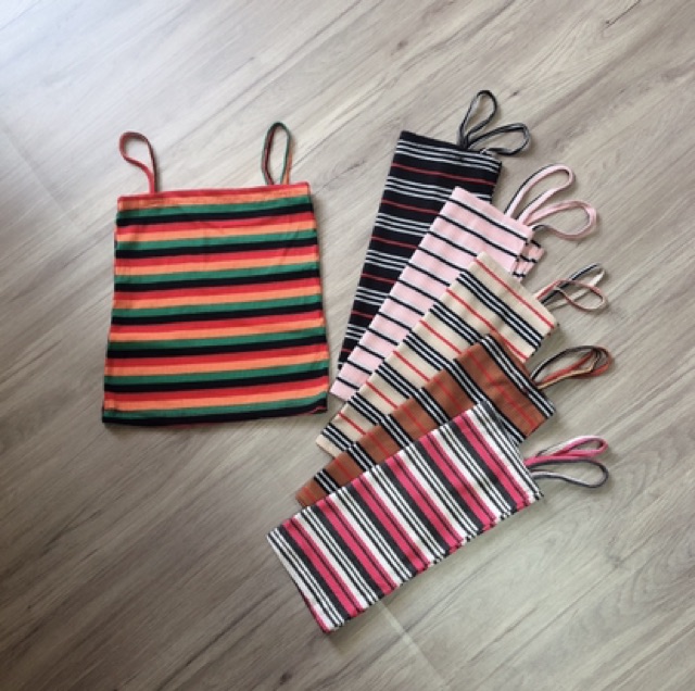 Áo hai dây sọc iteam hot không thể thiếu trong tủ đồ | BigBuy360 - bigbuy360.vn