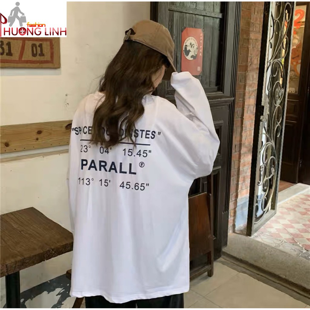 [Có full video] Áo thun dài tay unisex nam nữ đều mặc được - Space Coordinstes - Parall - Thời Trang Phương Ling - 01058 | BigBuy360 - bigbuy360.vn