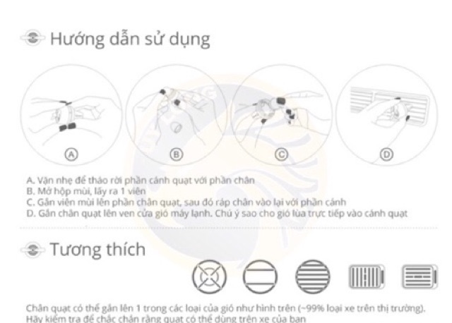 Air Force 2 – Sáp thơm hình cánh quạt Turbine cao cấp